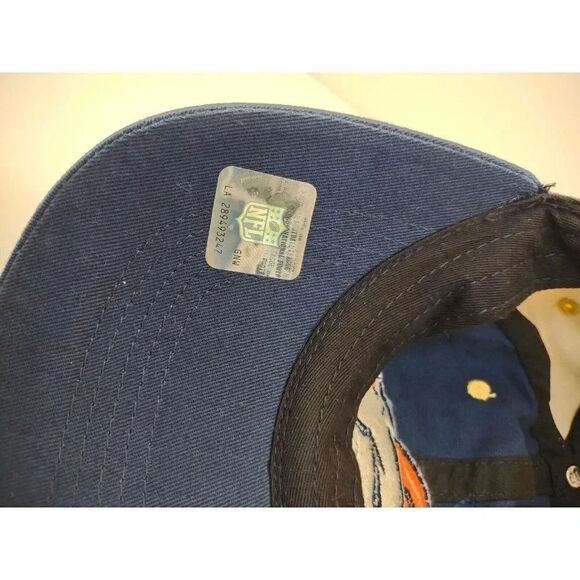 Denver Broncos Hat Cap NFL Football Navy Orange Adjustable Logo Embroide… - Picture 8 of 12